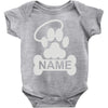 personalized paw halo Baby Onesie