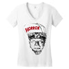 horror werewolf Women's V-Neck T-Shirt