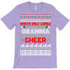santa only comes once a year gramma is always here to cheer T-Shirt