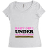 Baby Girl Under Construction Women's Triblend Scoop T-shirt