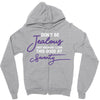 don't be jealous just because i look this good at seventy black Zipper Hoodie