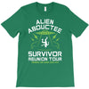 alien abductee survivor tour ufo nerd geek comic funny T-Shirt