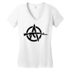 gun logo Women's V-Neck T-Shirt