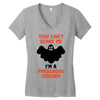 Halloween You Cant Scare Me Im A Preschool Teacher Women's V-Neck T-Shirt
