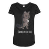 i woke up like this Maternity Scoop Neck T-shirt