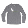 unicorn scooting on the floor Long Sleeve Shirts