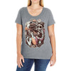 nightmare de los muertos Ladies Curvy T-Shirt