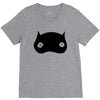 black owl V-Neck Tee