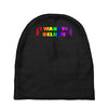 unicorns,i want to believe,fantasy,mythical,unicorns Baby Beanies
