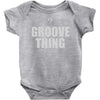 bass it's a groove thing Baby Bodysuit