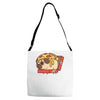 pizza pug Adjustable Strap Totes