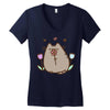 Pusheen The Cat Women's V-Neck T-Shirt