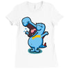 blue crocodile! Ladies Fitted T-Shirt