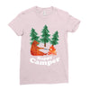 Happy Camper Ladies Fitted T-Shirt