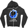 i love mondays Zipper Hoodie