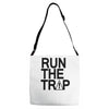 run the trap mens trap music t shirt dope swag hipster flosstradamus t Adjustable Strap Totes