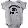 pekingese mum Baby Onesie