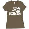 not at the table carlos hangover Ladies Fitted T-Shirt