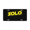 Solo License Plate