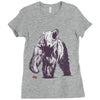 bear block Ladies Fitted T-Shirt