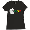 apple mac man Ladies Fitted T-Shirt