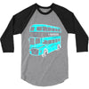 london double decker bus 3/4 Sleeve Shirt