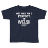 perfect welsh Toddler T-shirt
