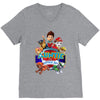 paw patrol birthday boy auntie V-Neck Tee