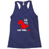 funny dino Racerback Tank
