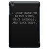 i just want to drink wine iPad Mini