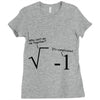 be together it's complicated math Ladies Fitted T-Shirt
