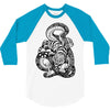 snake and tiger 3/4 Sleeve Shirt