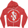 alcohol makes women fatter Zipper Hoodie