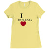 i dyslexia Ladies Fitted T-Shirt