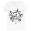back to modern times Ladies Fitted T-Shirt