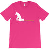 unicorn scooting on the floor T-Shirt