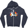 death is magic Zipper Hoodie