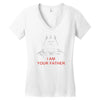 i am your father   mens funny Women's V-Neck T-Shirt