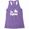 the dogfather  nerd retro der pate godfather fun Racerback Tank