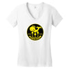 poseidon vintage scuba tank decal Women's V-Neck T-Shirt