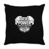 Diesel Power Throw Pillow