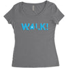 walk Women's Triblend Scoop T-shirt