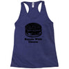 royale with cheese Racerback Tank
