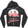 bitches with hitches Zipper Hoodie