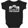 i'll fix it in photoshop Baby Bodysuit
