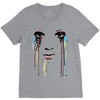 watercolor eyes V-Neck Tee