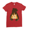 All Good In The Woods Ladies Fitted T-Shirt
