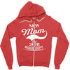 New Mom 2018 Rokie Dept. Zipper Hoodie