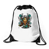 mnk never die Drawstring Bags