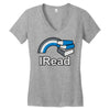 reading teacher Women's V-Neck T-Shirt